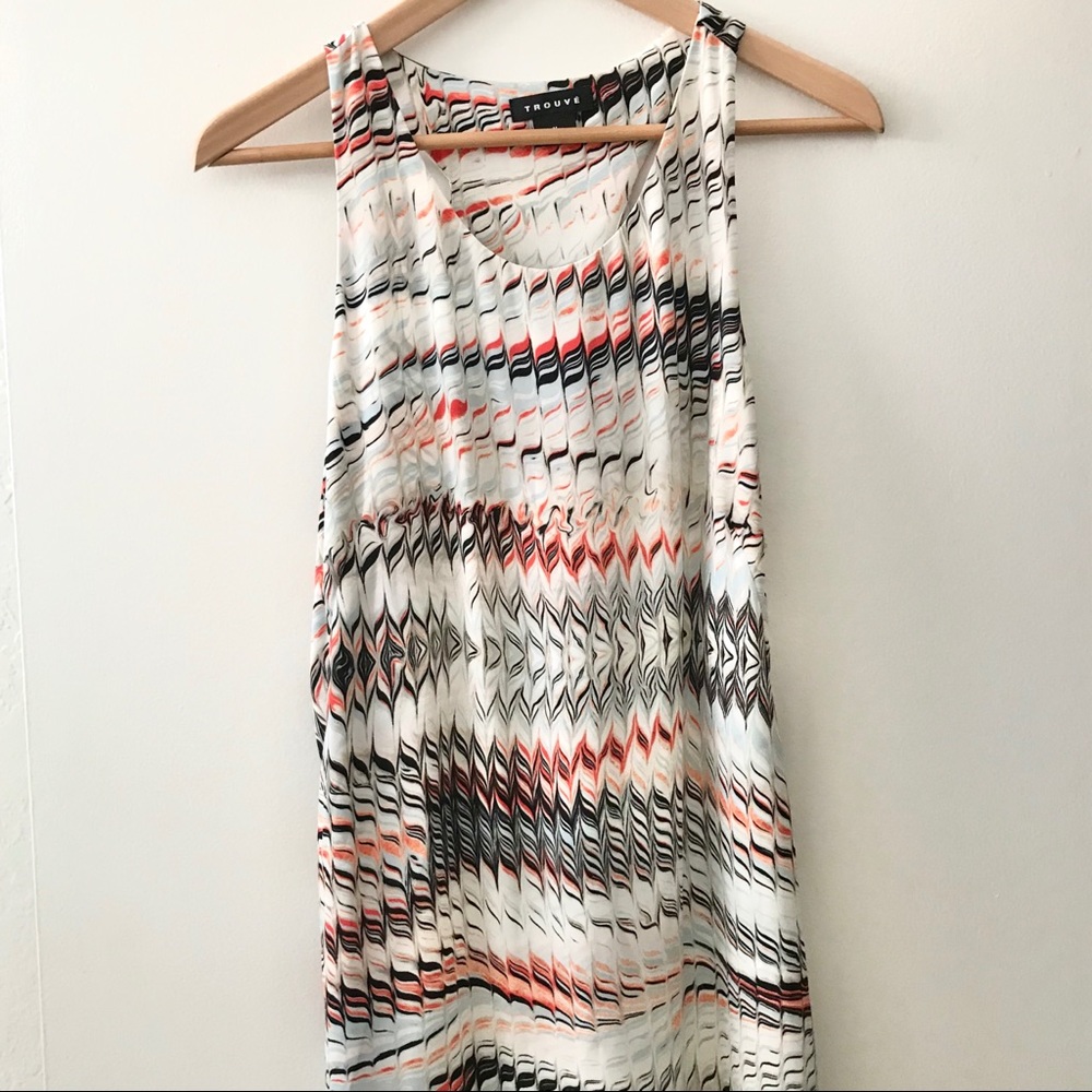TROUVE Tank summer pattern dress
